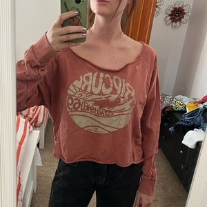 Ripcurl crop surfer crewneck